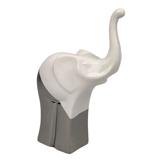 Figura Decorativa Concepts Elefante 8cm x 15cm x 22.5cm - Blanco