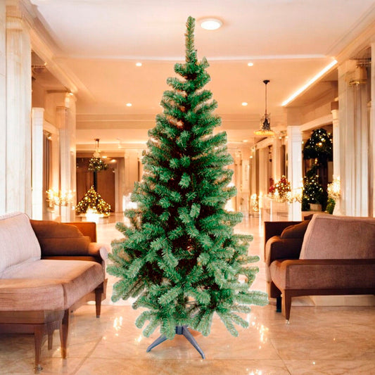 Árbol de Navidad Newry Verde de 7 Pies