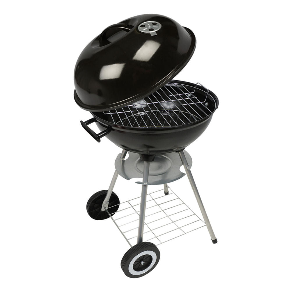 Barbacoa Portatil Four Seasons Redonda Negra
