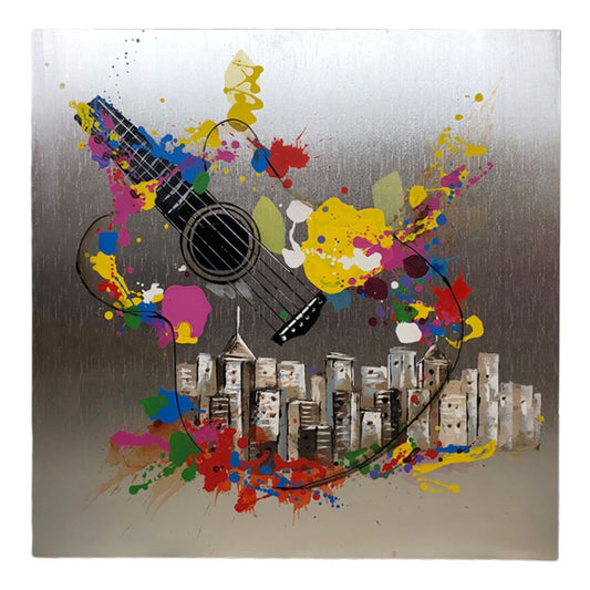 Cuadro Decorativo al Óleo Soho 100 cm x 100 cm