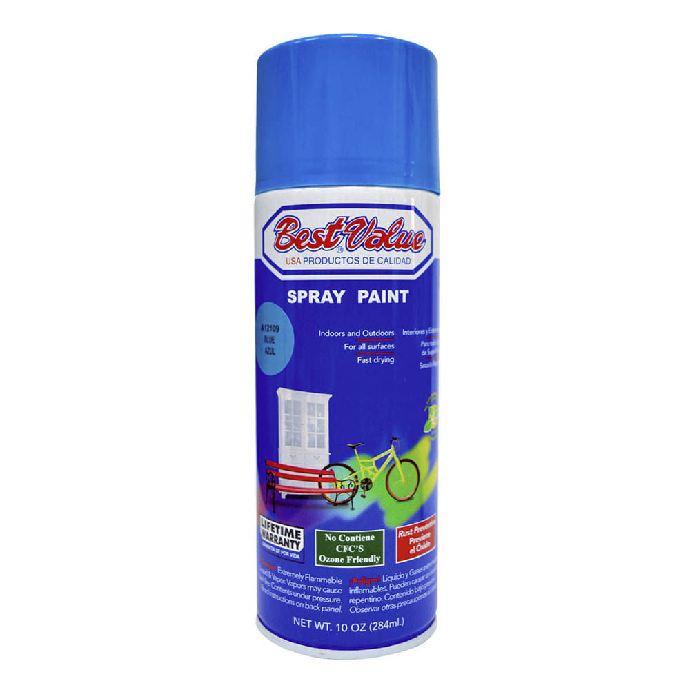 Pintura en Aerosol Best Value Azul de 10 oz