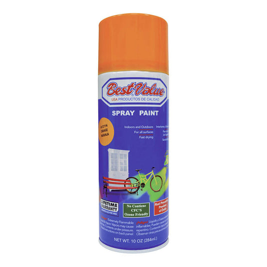 Pintura en Aerosol Best Value Naranja de 10 oz