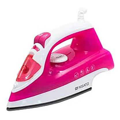 Plancha a Vapor Nisato Para Ropa - Rosado