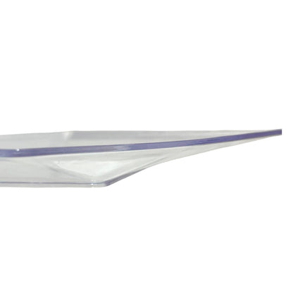 Platos reutilizables transparentes de 7 pulgadas