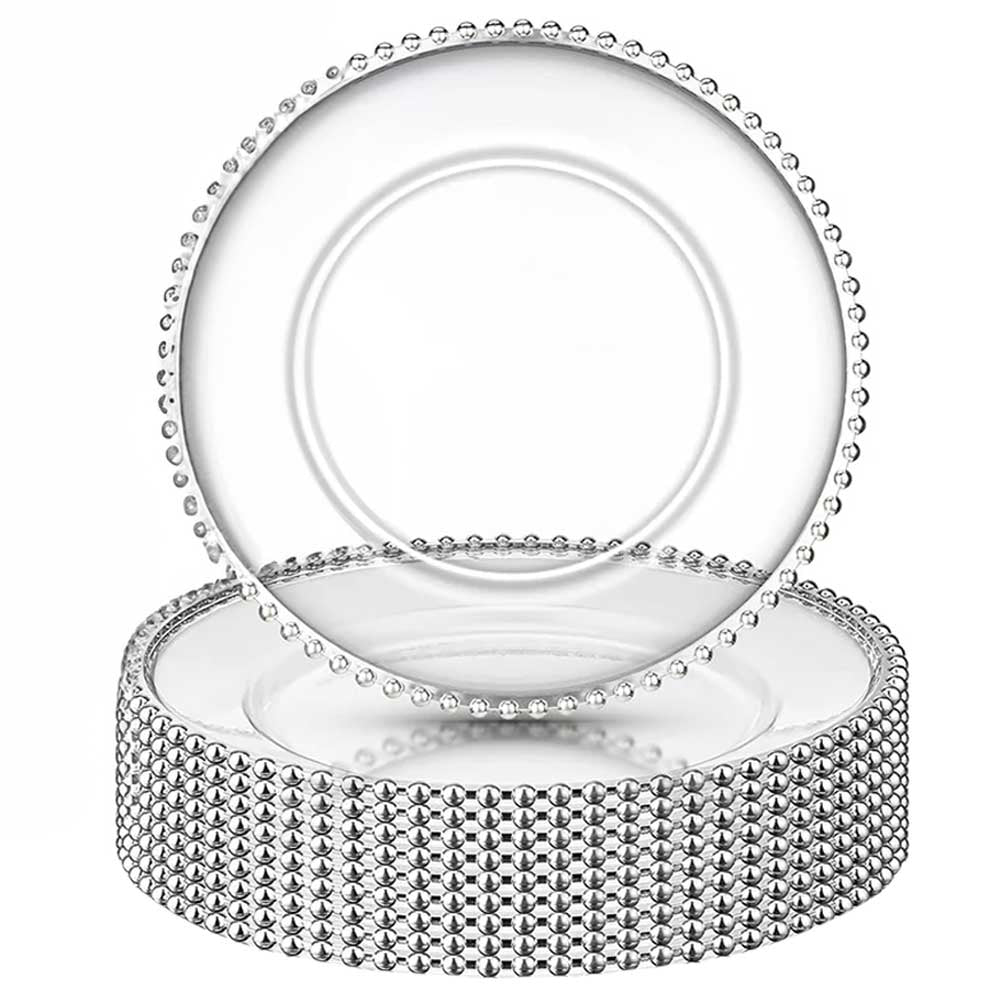 Plato Desechables 10.5" Lillian / 10 Piezas / Clear