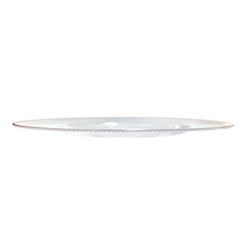 Plato Llano Plástico Koopman / 33 cm / Transparente / Surtido