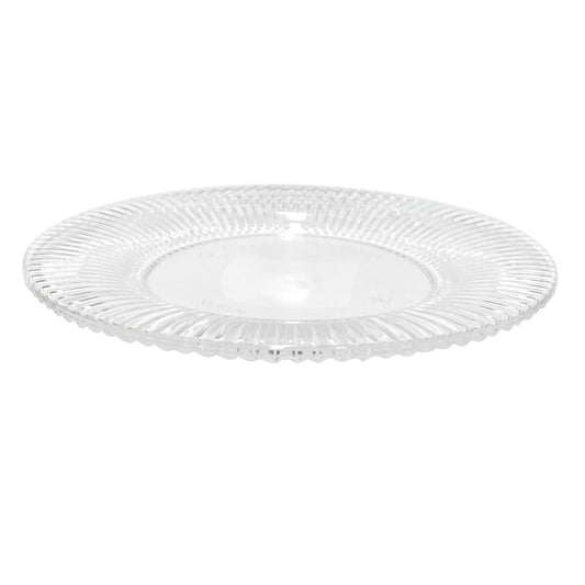 Plato Llano Acrílico Home Elegance de 8" / Clear