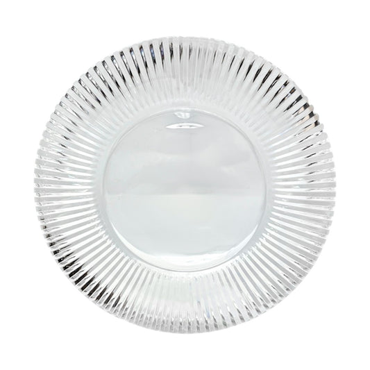 Plato Llano Acrílico Home Elegance de 10" / Clear