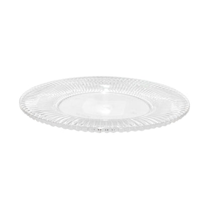 Plato Llano Acrílico Home Elegance de 10" / Clear