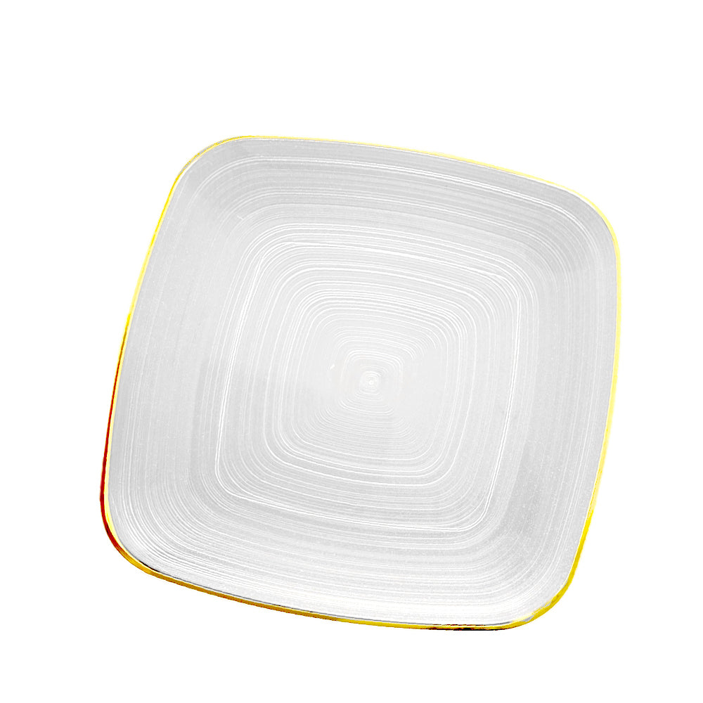 Plato Reutilizable Home Elegance - Clear - 10 Piezas - 18 cm