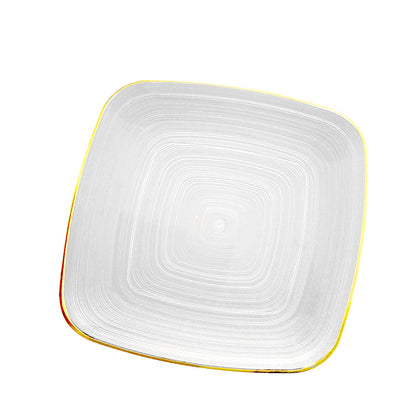 Plato Reutilizable Home Elegance - Clear - 10 Piezas - 18 cm