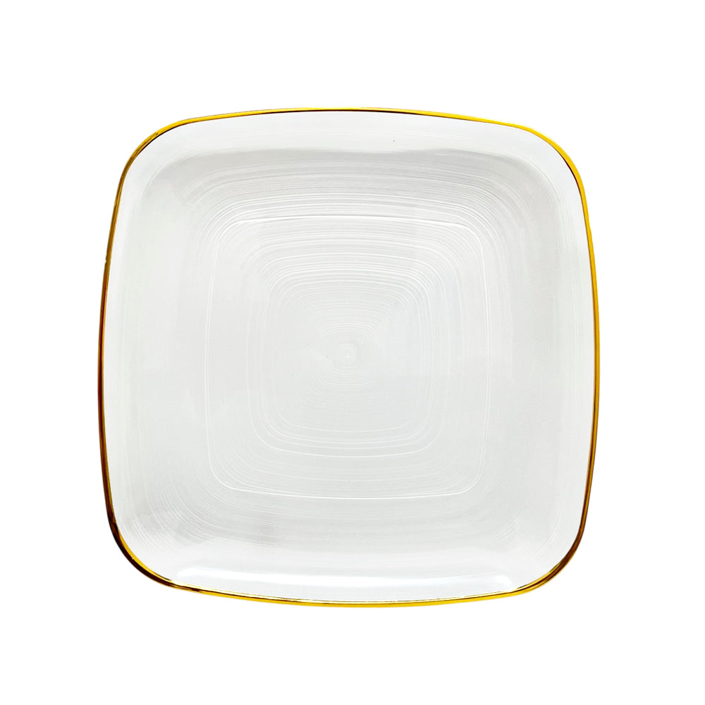 Plato Reutilizable Home Elegance - Clear - 10 Piezas - 18 cm