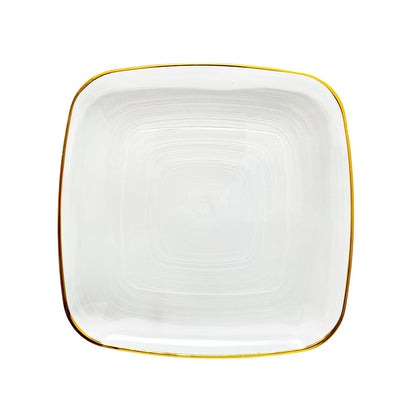 Plato Reutilizable Home Elegance - Clear - 10 Piezas - 18 cm