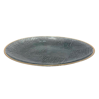 Platos Reutilizables Lillian / 32 Piezas / Negro