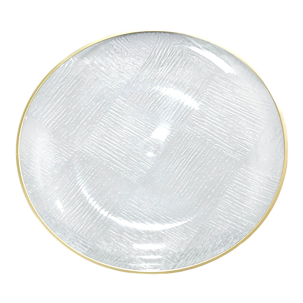 Platos Reutilizables Lillian / 32 Piezas / Clear