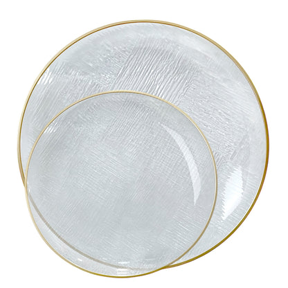 Platos Reutilizables Lillian / 32 Piezas / Clear