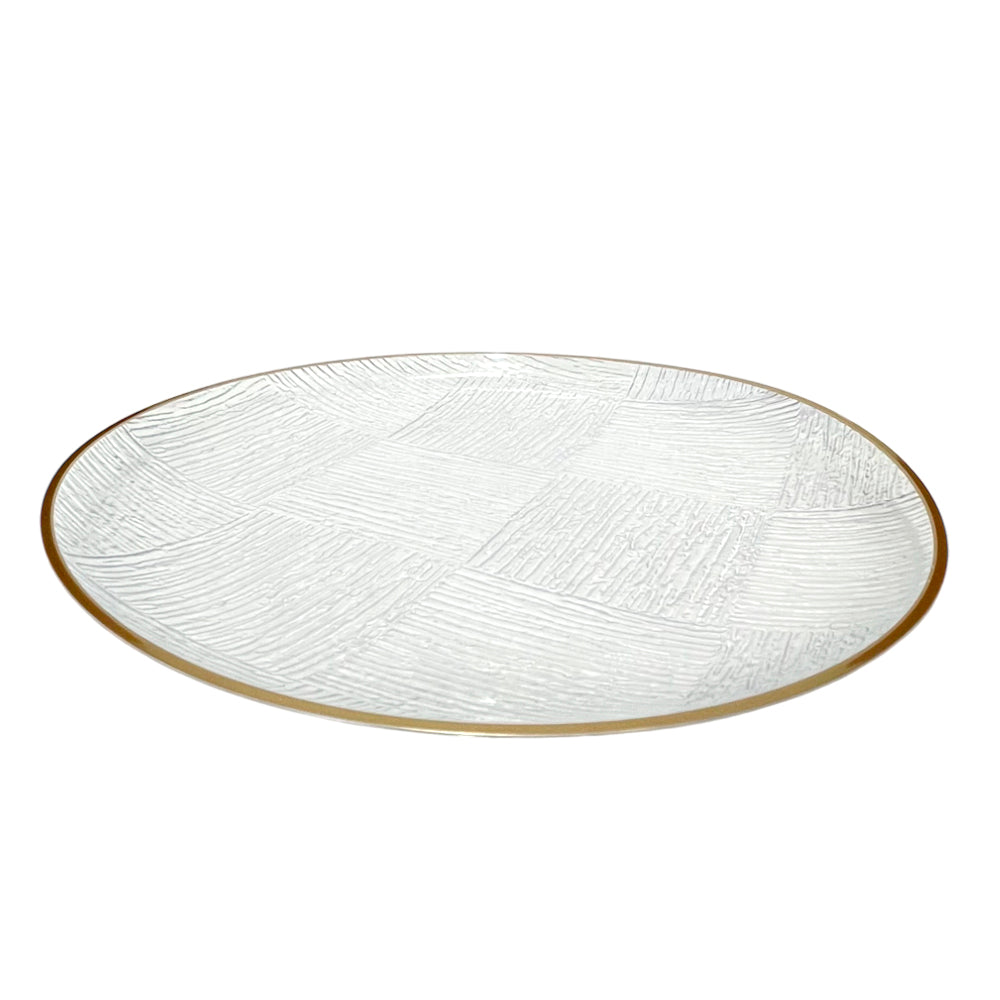 Platos Reutilizables Lillian / 32 Piezas / Clear