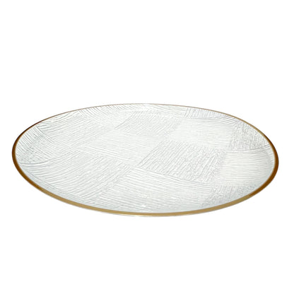 Platos Reutilizables Lillian / 32 Piezas / Clear