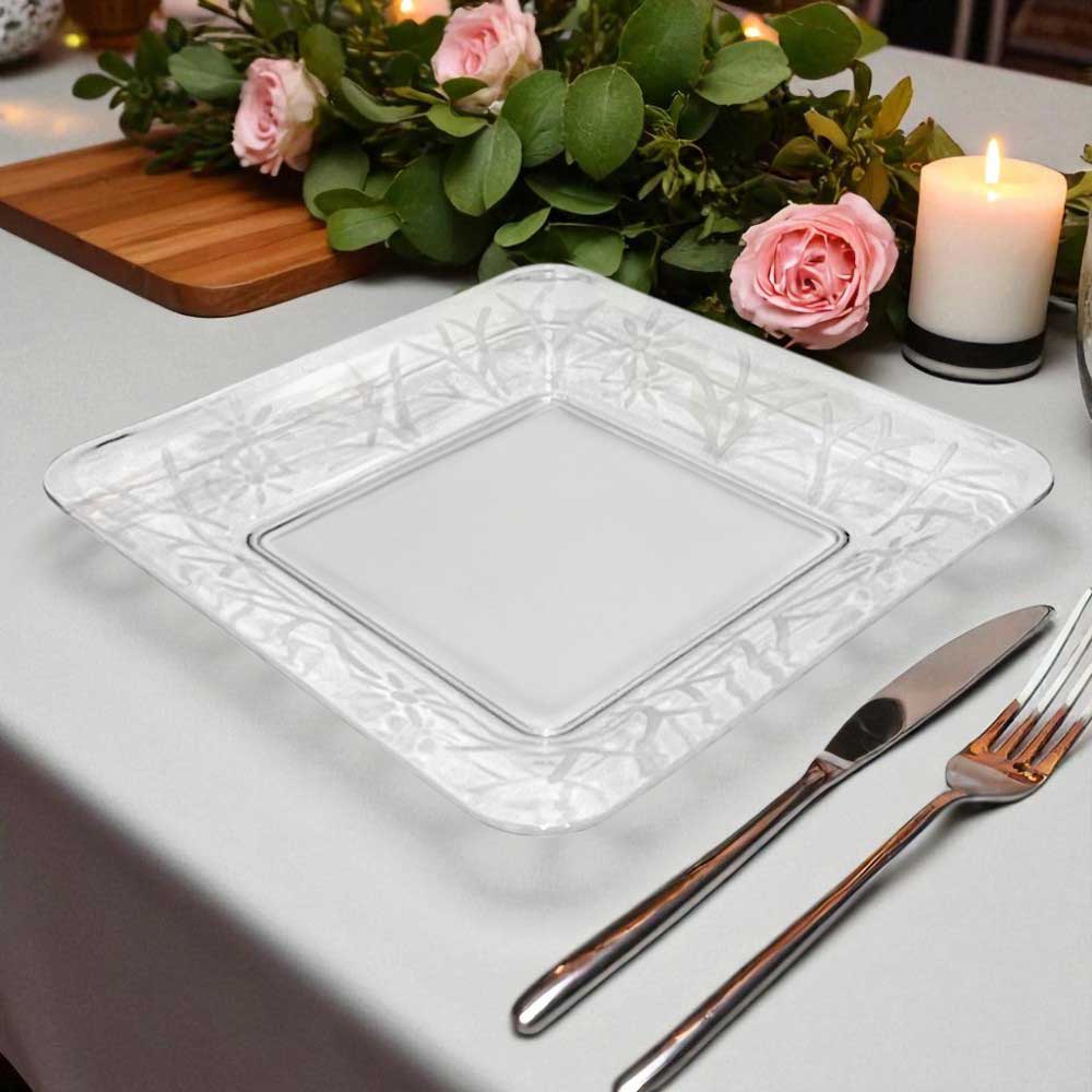 Platos Reutilizables Home Elegance / 8" / Set 2 Piezas