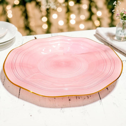 Plato Reutilizable Home Elegance - Pink 10" - 10 Piezas