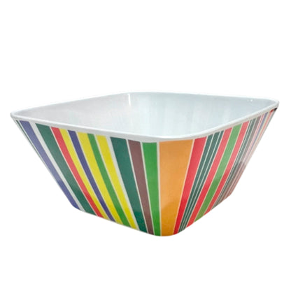 Bowl de Melamina 8" Four Seasons / Cuadrado / Multicolor