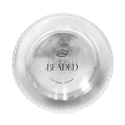 Plato Desechables 7.75" Lillian / 10 Piezas / Clear