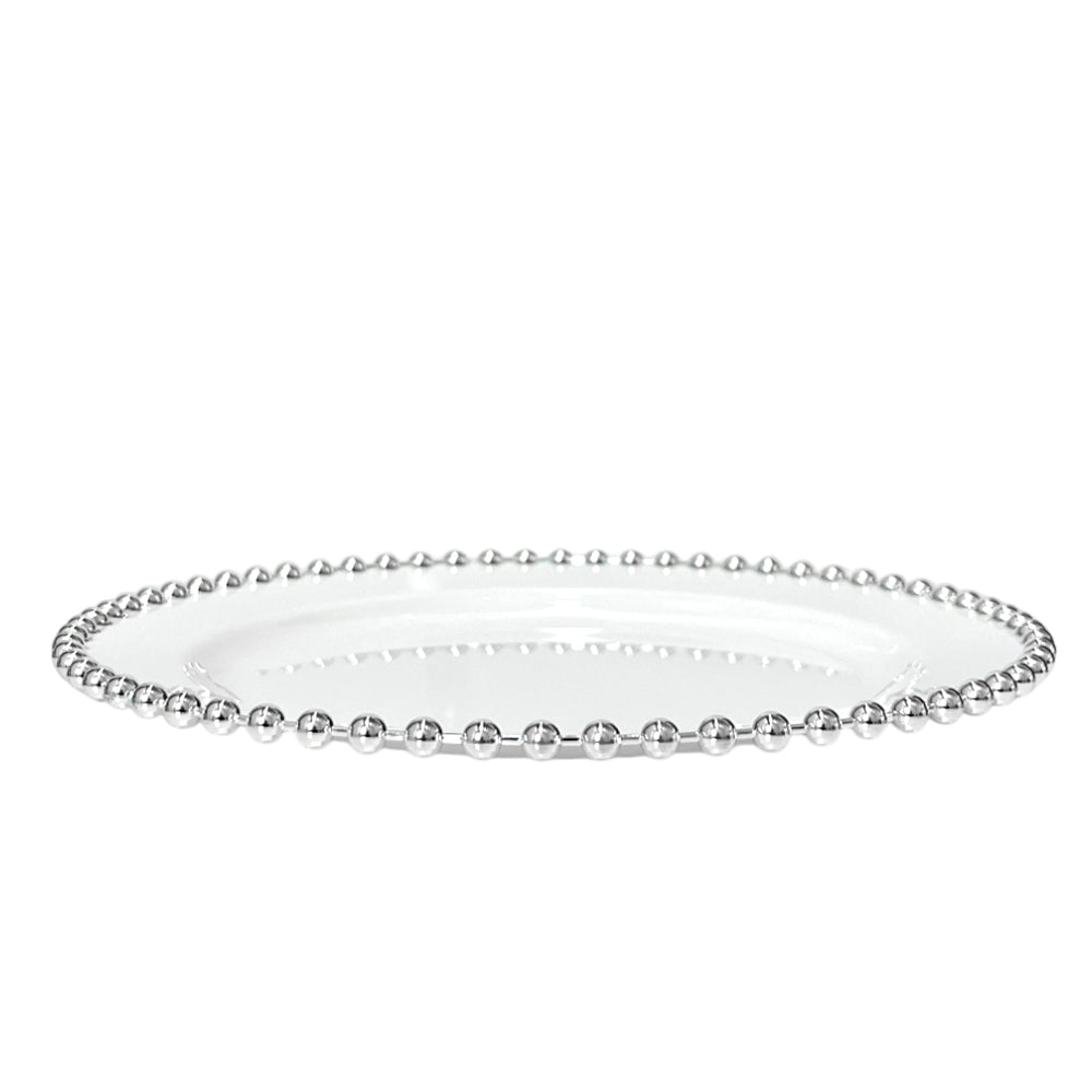 Platos Llanos Plástico 10.5" Lillian Reutilizables de 10 Piezas