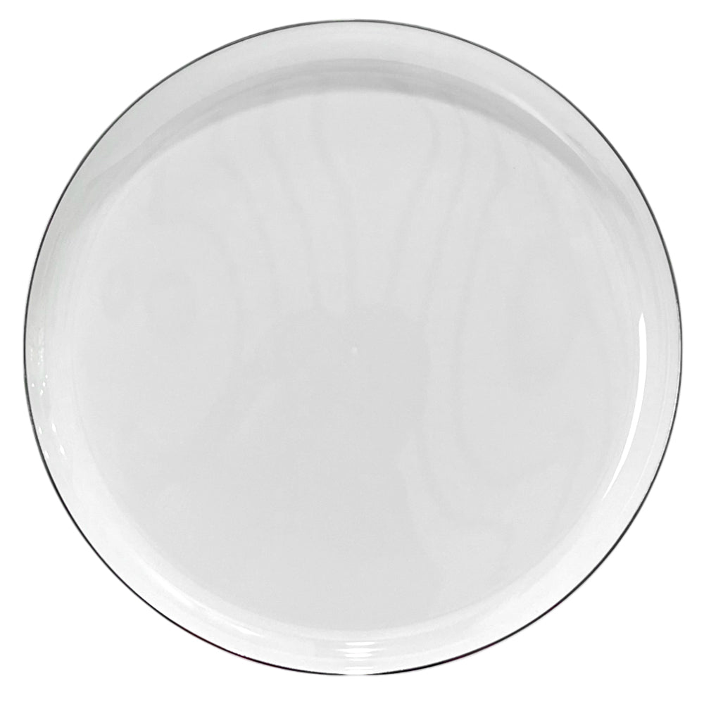 Platos Llanos Desechables Lillian / 20 Piezas / Blanco