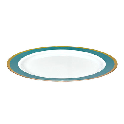 Platos Plástico de 7" Home Elegance / 10 Piezas / Celeste
