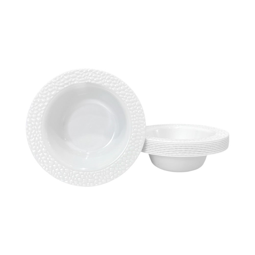 Bowl Plástico Lillian de 5 Onzas / Blanco
