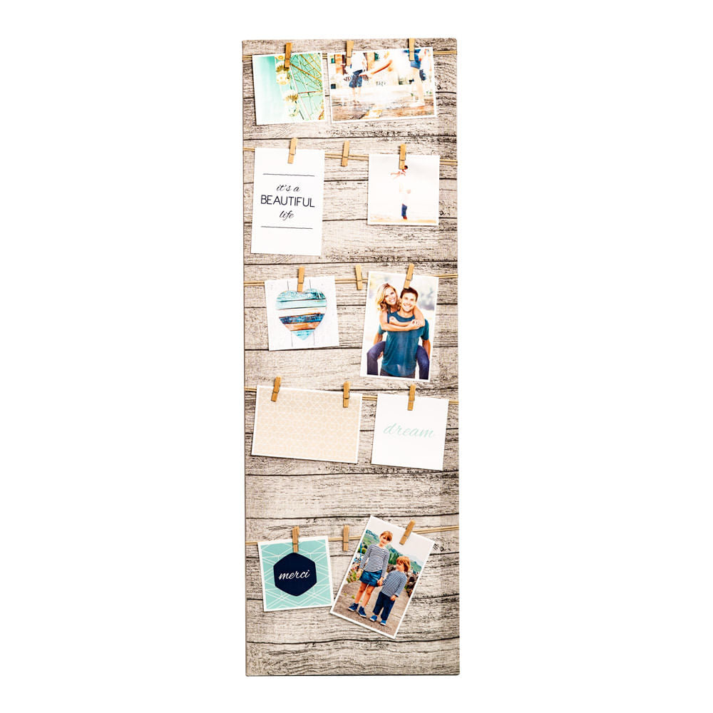 Portarretrato Home Elegance Con 15 Horquillas de Canvas