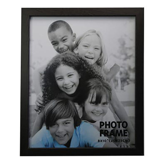 Portarretrato Marco Plástico Negro 8" x 10"