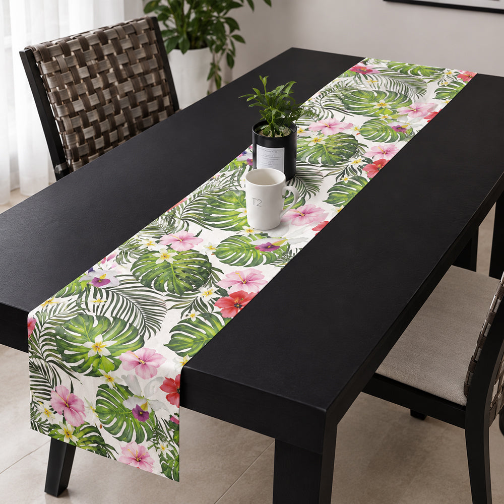 Camino de Mesa Beneli Home - Flores y Naturaleza - 33 x 183 cm