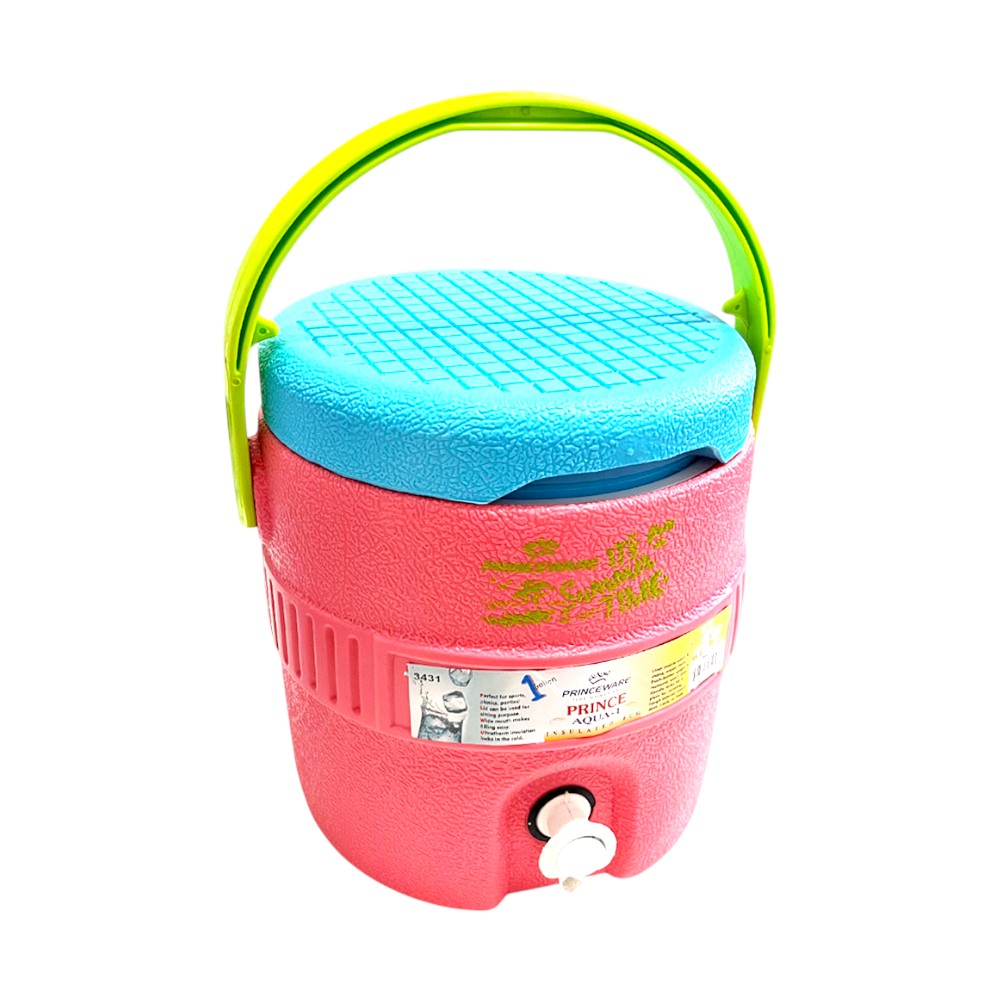 Cooler Plástico Princeware Con Agarrador / 1 Galón / Surtido
