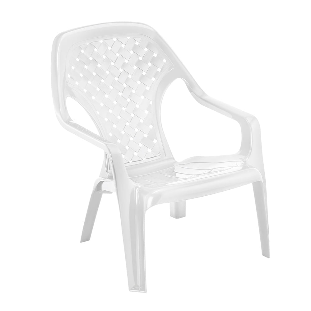 Silla Playera Rimax Plastica Blanca
