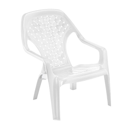 Silla Playera Rimax Plastica Blanca