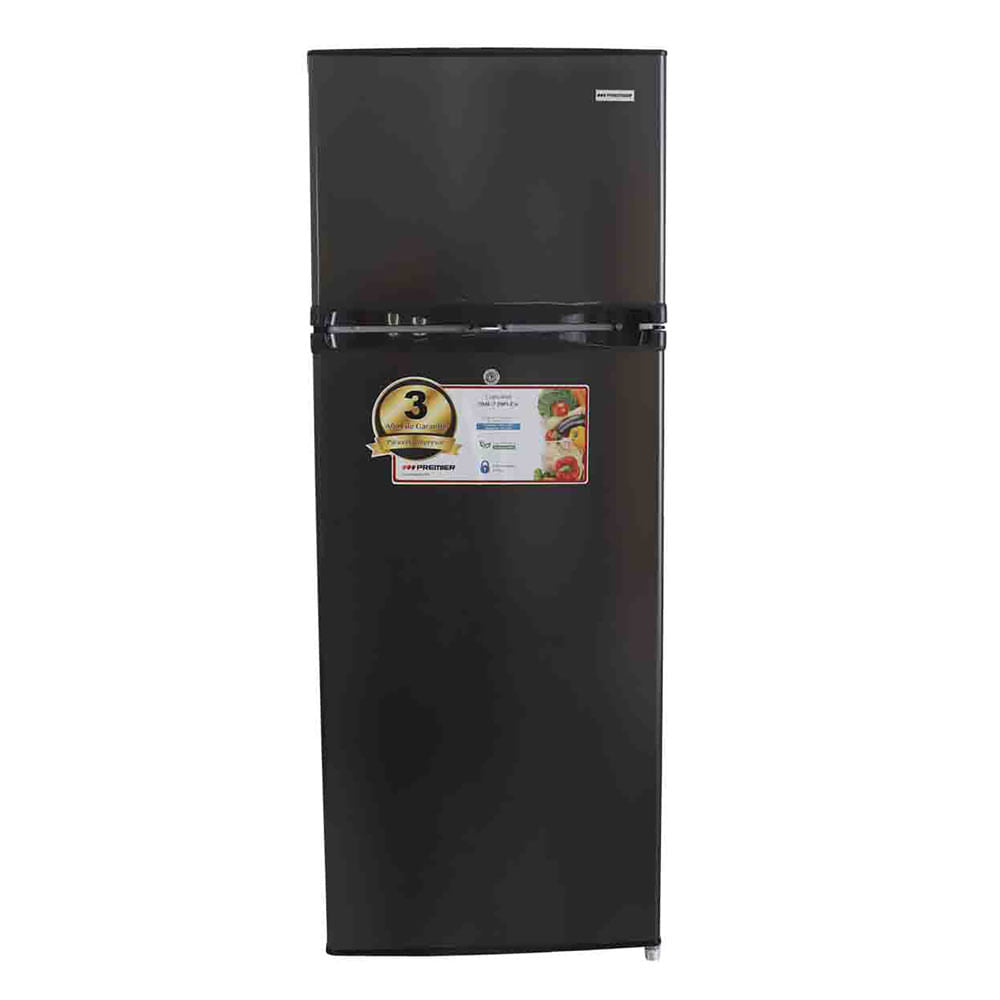 Refrigeradora Premier de Acero Inoxidable Negro de 204 L