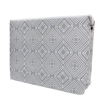 Sábana Full 4 Piezas Gris Estampada - Spa Lush