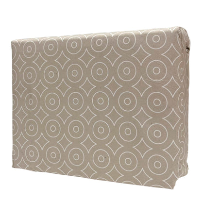 Sábana Queen 4 Piezas Beige Estampado - Spa Lush