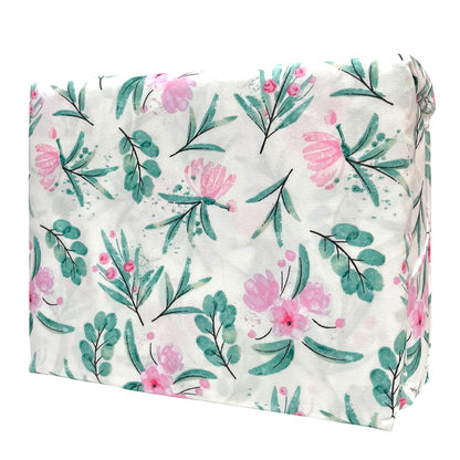 Sábana Queen 4 Piezas Blanco Estampado - Spa Lush