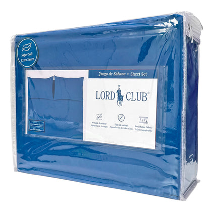 Sábana Queen Lisa Lord Club 4 Piezas / Navy