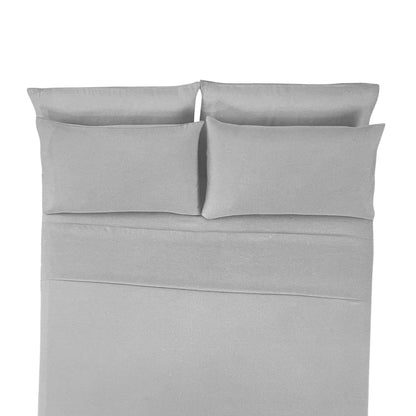 Sábana Full Lisa Lord Club / 6 Piezas / Gris
