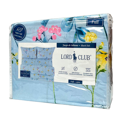 Sábana Full Estampada Lord Club 4 Piezas / Surtida