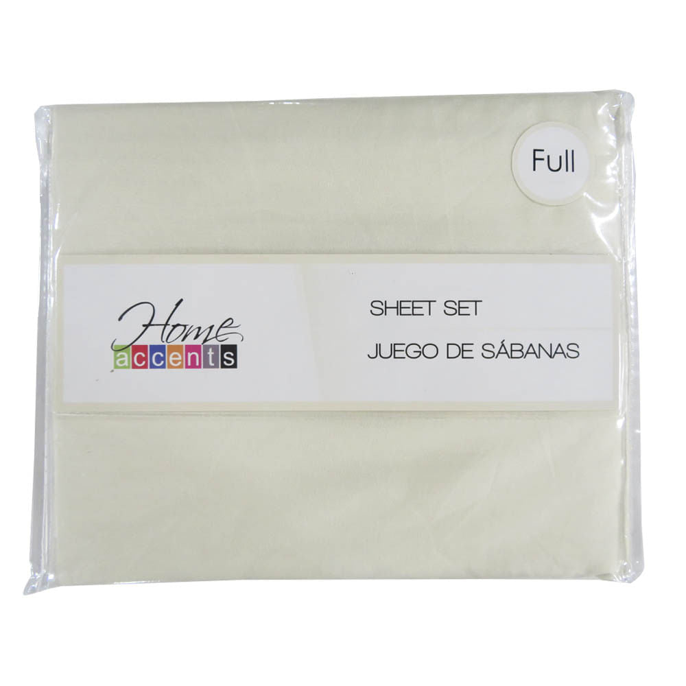 Sabana Home Accents Set de 4 Piezas - FULL