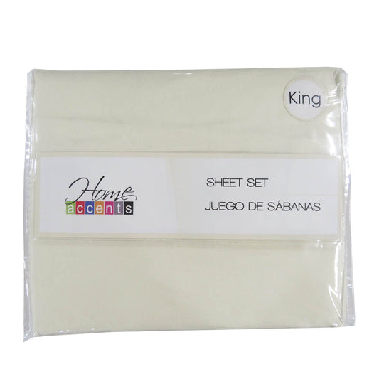 Sabana Home Accents Set de 4 Piezas - KING