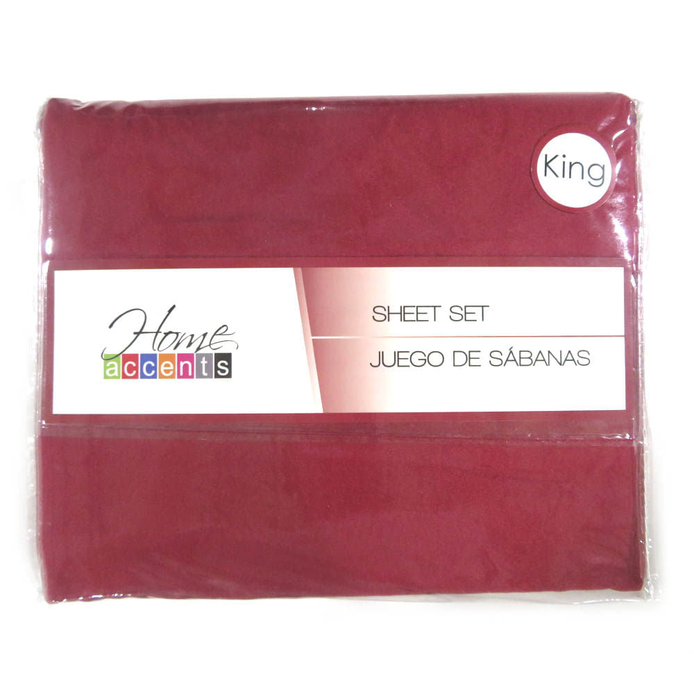 Sabana Home Accents Set de 4 Piezas - KING