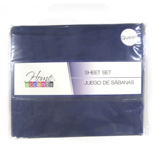 Sabana Home Accents Microfibra Set de 4 Piezas - QUEEN
