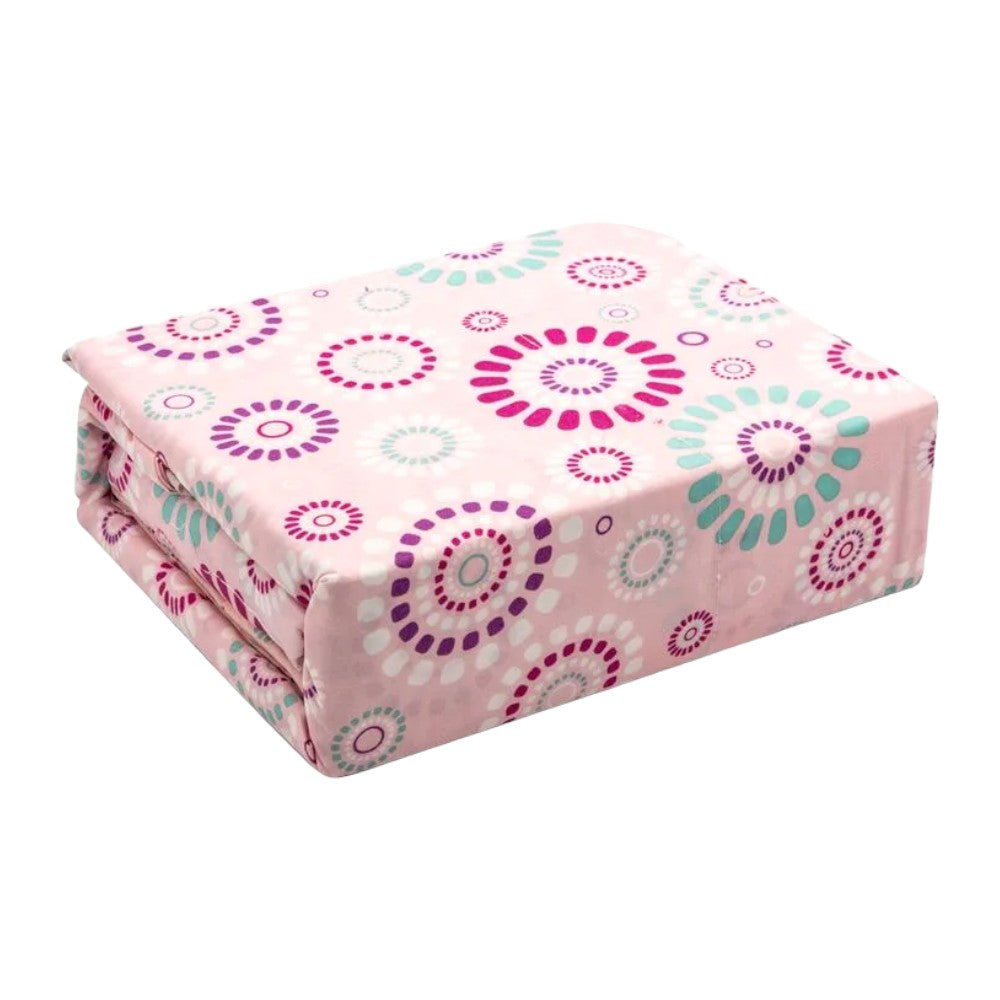 Juego de Sábana Dots 3 Piezas Home Accents de Microfibra - Twin