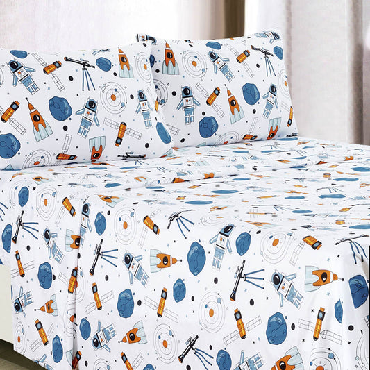 Juego de Sábana Astro Home Accents Microfibra de 4 Piezas - Queen