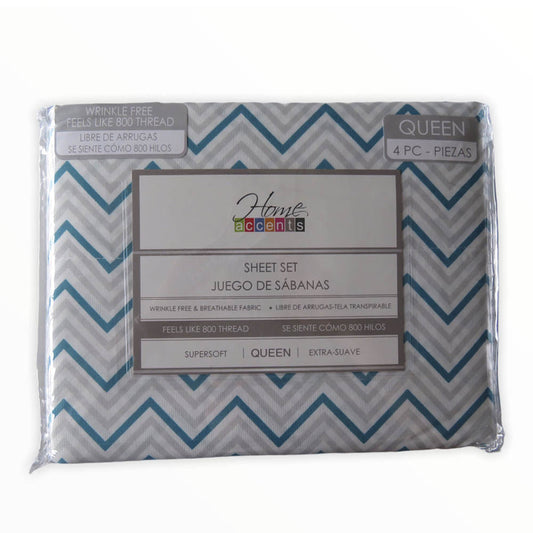 Sábanas Lima Home Accents 4 Piezas - QUEEN